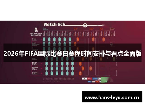 2026年FIFA国际比赛日赛程时间安排与看点全面版
